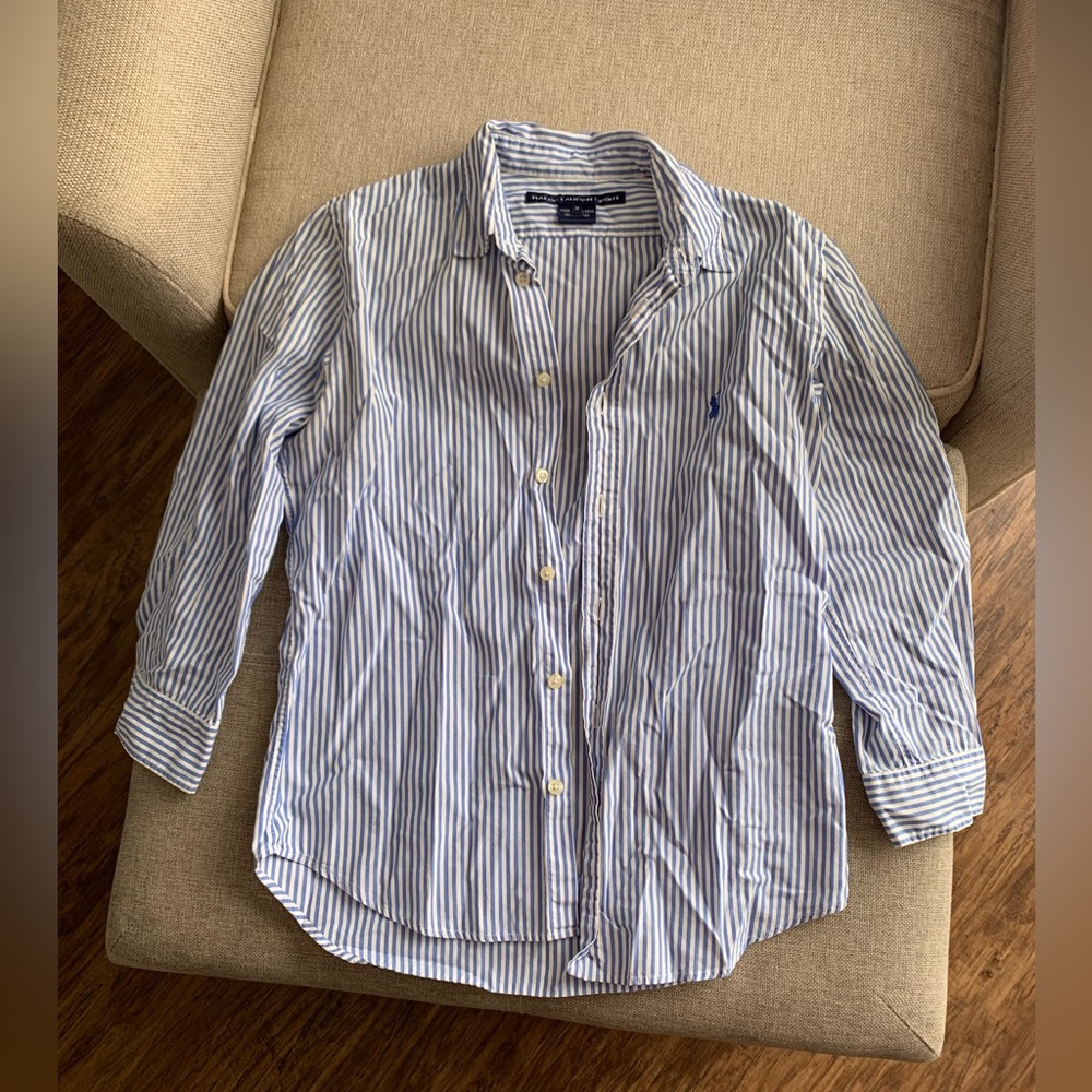 Womens Ralph Lauren button down blouse